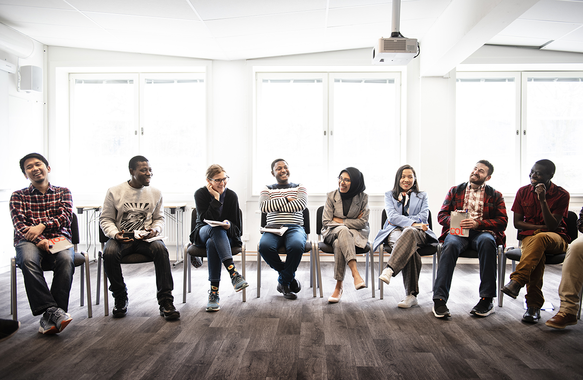 Students from different countries