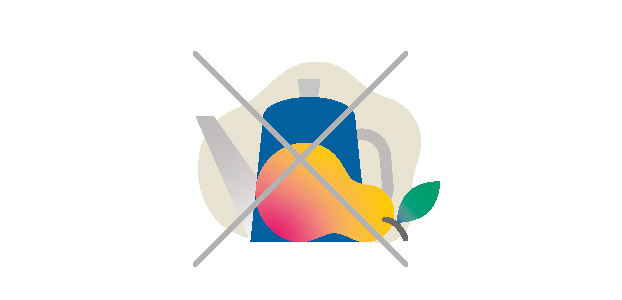 Example showing not to use background shapes.