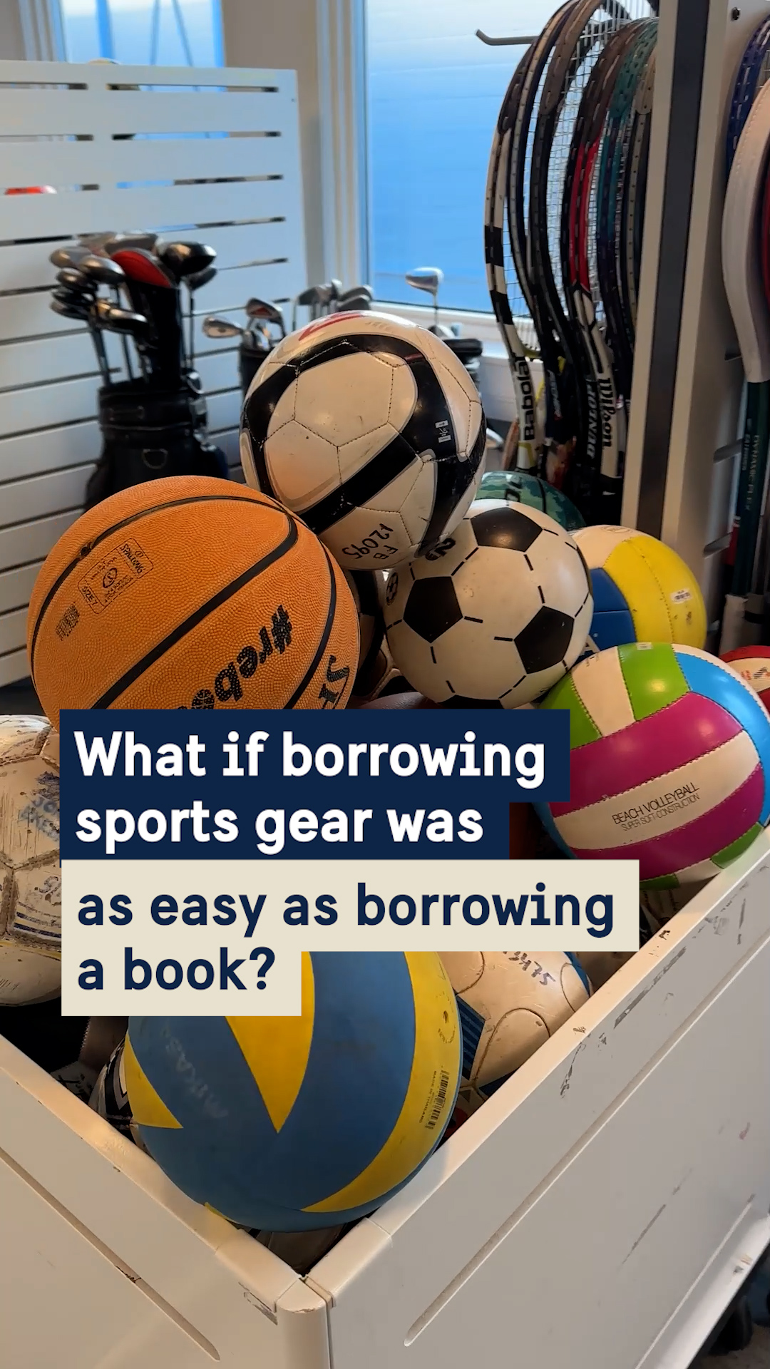 Borrowing sports gear