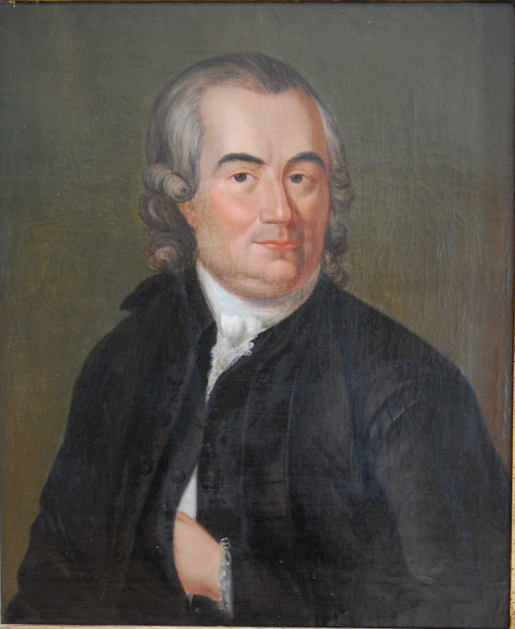 Painting of Aaron Isaac .